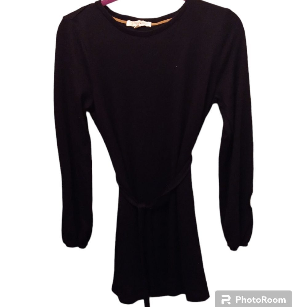 Rewind Black stretchy tie dress